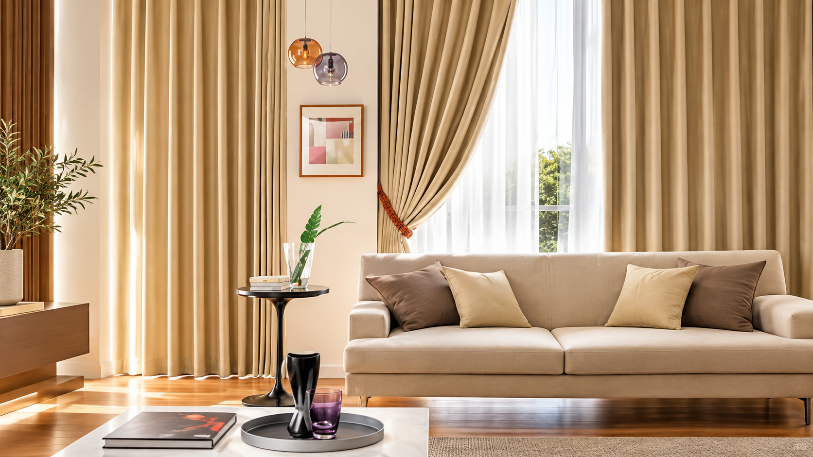 Thiết kế nội thất phòng khách nhà phố tại Đông Hưng Thuận